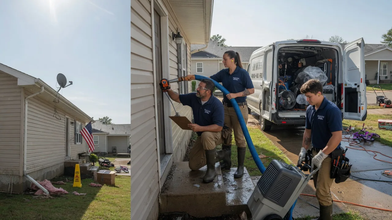 Ceiling Water Damage Restoration in Crandall, TX near me